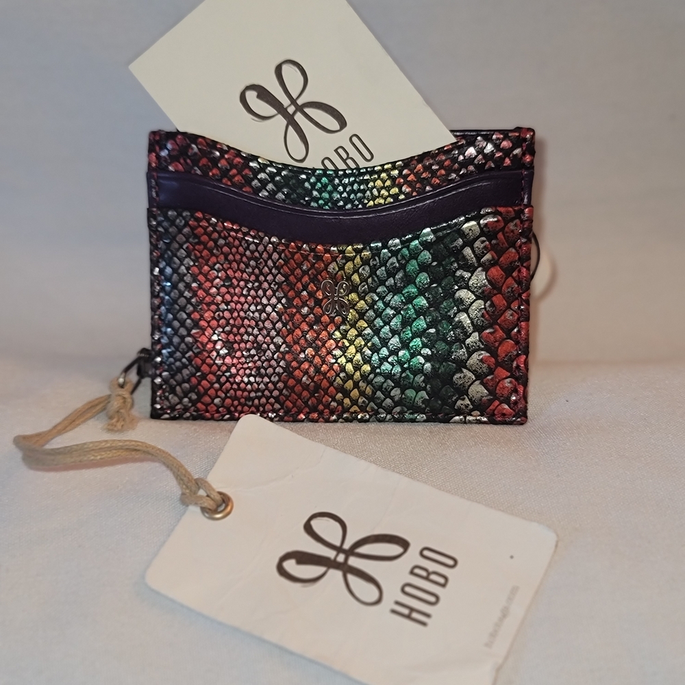Hobo Multicolor Snake Print Women's Wallet